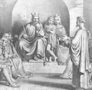 King Alfred at Witan - the Assembly of the Wise