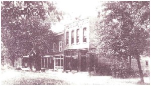 Main Street, Flushing, Ohio, in 1908