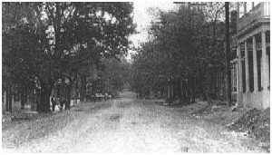 Main Street, Flushing, Ohio, in 1910
